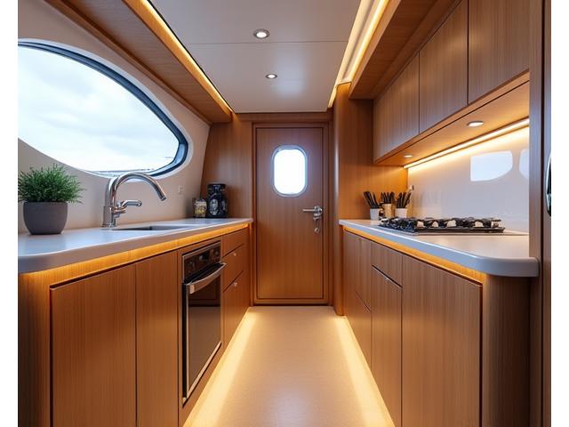Luxe interieur refit van een modern jacht